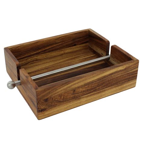 Kitchen & Table Acacia Napkin Holder - Shop Sink & Kitchen Organizers ...