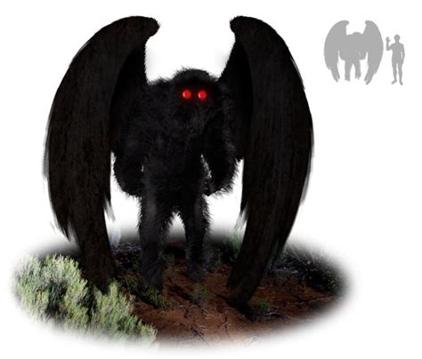 Mothman Artist's Impression - Mothman - Wikipedia | Mothman, Langit ...