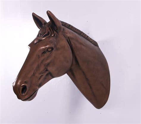 Stallion Horse Head Wall Art Bronze | Natureworks