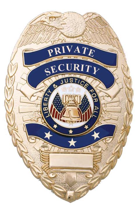 First Class Private Security Gold Shield Badge – Security Uniform