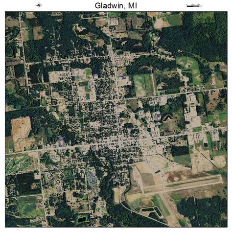 Aerial Photography Map of Gladwin, MI Michigan