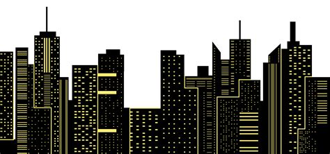 night city skyline clipart - Clip Art Library