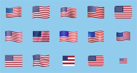 American Flag Train Flag Emoji