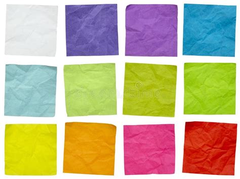 Set of Colorful Sticky Reminder Notes Stock Photo - Image of abstract ...