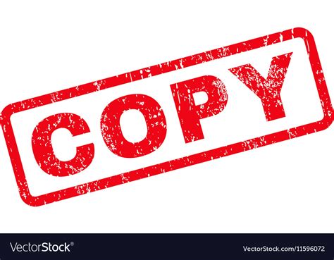 Copy text rubber stamp Royalty Free Vector Image