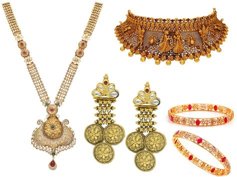 9 Antique Gold Jewellery Designs Catalogue - Beautiful Collection