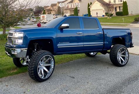 2015 Chevrolet Silverado 1500 with 26x14 -76 Axe Offroad Artemis and 37 ...