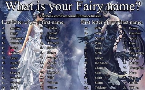 Just for fun )o( | Fairy names, Fantasy names, Names