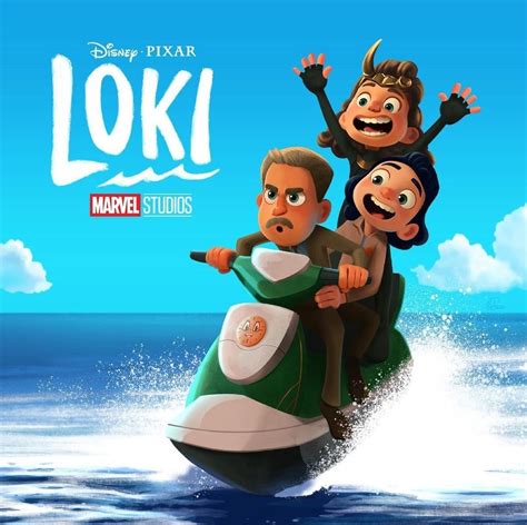 Mobius, Loki and Sylvie in Disney Pixar's Loki |😆| Loki series fan art ...