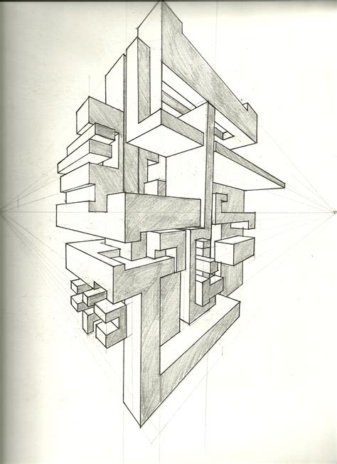 Basic Drawing 1: Drawing in 2-point Perspective