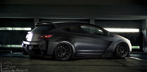 Opel Astra GTC black mat by thedesign05 on DeviantArt