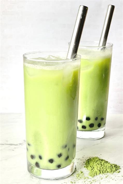 Matcha Milk Tea Recipe - Daily Tea Time