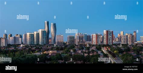 City of Mississauga, Canada, downtown skyline Stock Photo - Alamy