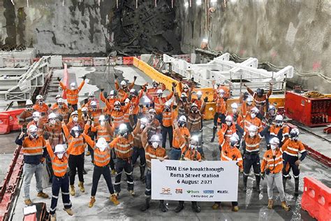 Brisbane Cross River Rail's first TBM breaks through - Roads ...