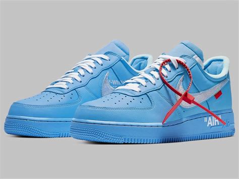 OFF WHITE NIKE AIR FORCE 1 MCA BLUE • MVC Magazine