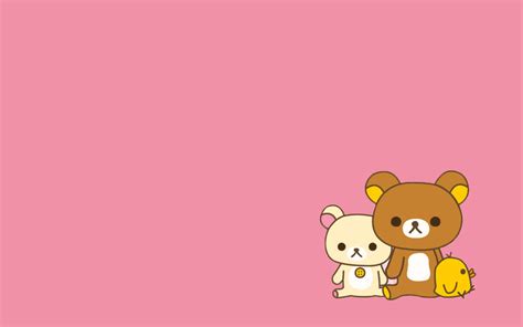 Rilakkuma Wallpaper Pink Background