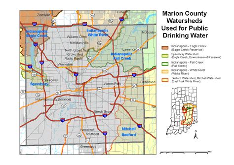 Marion County Watershed Map