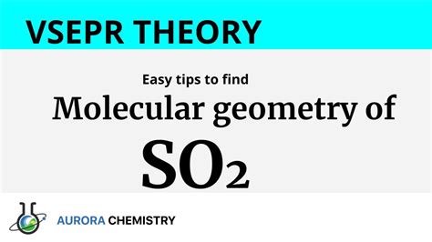 Molecular geometry of SO2(Sulphur dioxide) by VSEPR THEORY - YouTube