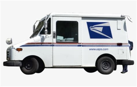 Mail Truck - Usps Mail Truck Png , Free Transparent Clipart - ClipartKey