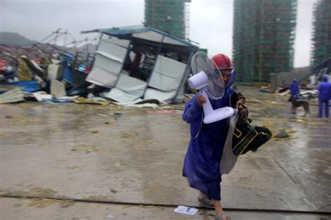 Powerful Typhoon Kills at Least 18 in China - The New York Times