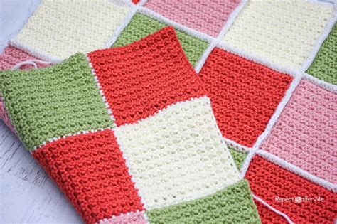 Repeat Crafter Me: How to Join Solid Granny Squares | Crochet square ...