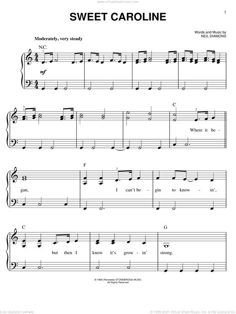 Piano Sheet Music For Free Printable