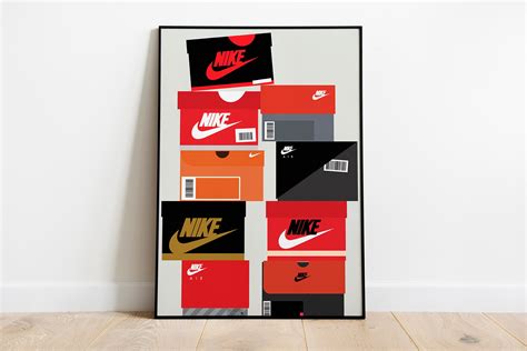 Sneaker Box Wall Art Poster Nike Sneakerhead decor | Etsy