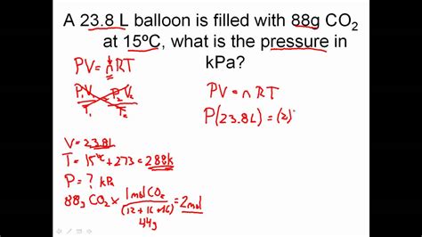 IDEAL GAS LAW PRACTICE PROBLEMS - How to Solve Ideal Gas Law Problems ...