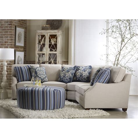 Small Leather Sectional Sofa With Recliner | Baci Living Room