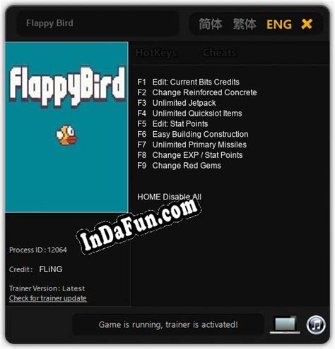 Flappy Bird: Cheats, Trainer +9 [FLiNG] » Free Download PC Games ...