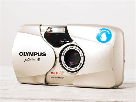 Olympus mju II f:2.8 functional vintage 35mm film camera