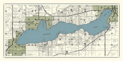 Map Of Lake Geneva Wisconsin - Squaw Valley Trail Map