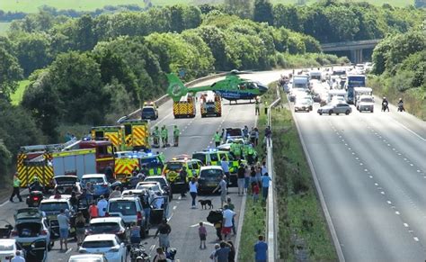 UPDATE: Child 'serious, but stable' after being air-lifted from M5 crash