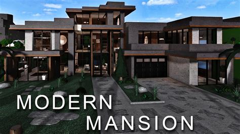 Modern mansion bloxburg