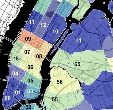 ROI from Police Precincts Districts of NYC with IDs | Download ...