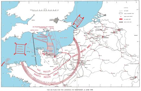 Air plan for landings in Normandy June 1944 - Operation Overlord ...