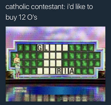 Wheel of Fortune : r/CatholicMemes