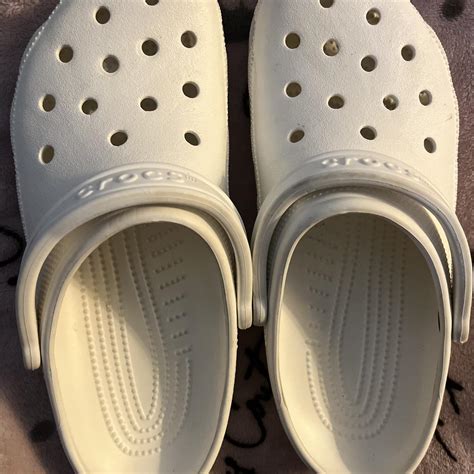 White crocs size w women - Depop