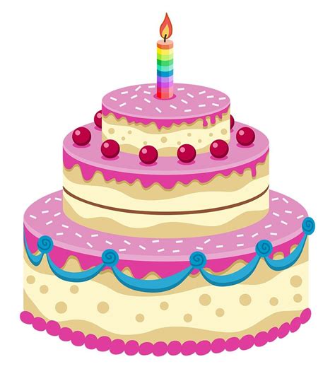 Animated Birthday Cake Gif | Cartoon birthday cake, Art birthday cake ...