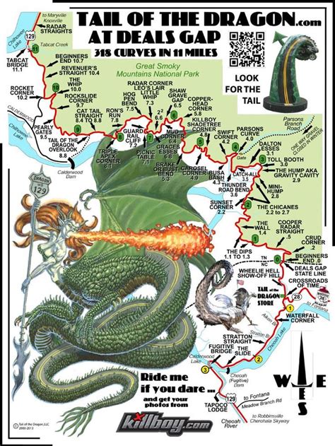 Tail of the Dragon Map Motorcycle Travel, Motorcycle Rides, Motorcycle ...