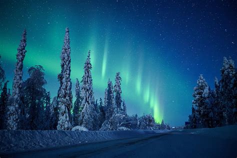 Finland Winter Northern Lights