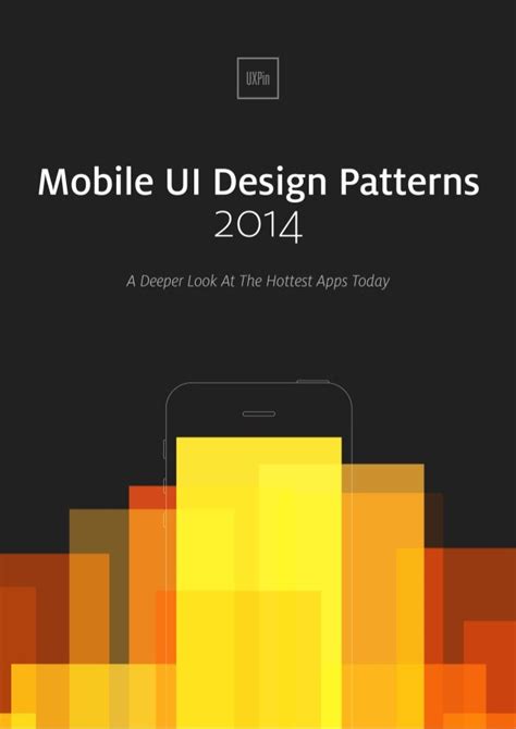 Uxpin mobile UI Design Patterns 2014