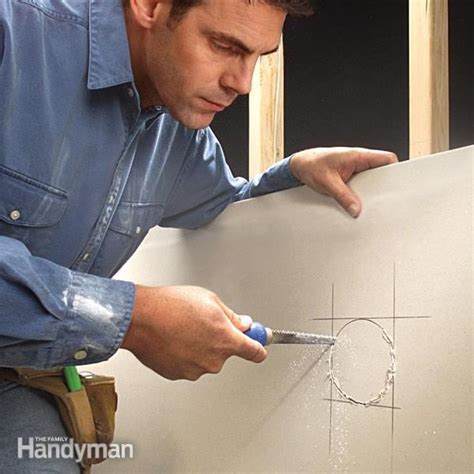 How To Cut Drywall For An Opening | The Family Handyman