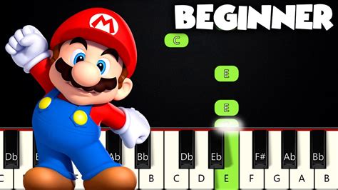 Super Mario Theme | BEGINNER PIANO TUTORIAL + SHEET MUSIC by Betacustic ...