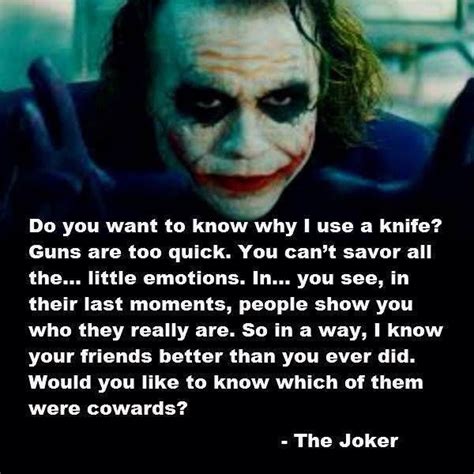 Wow the joker is messed up | Joker quotes, Heath ledger joker quotes, Joker