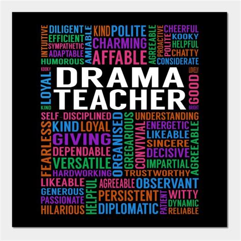 Drama Teacher Job - Drama Teacher - Posters and Art Prints | TeePublic ...