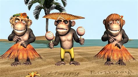 Funny happy birthday song monkeys sing happy birthday to you – Artofit