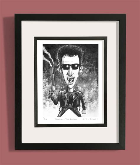 Shane Macgowan Print. Limited Edition Giclée Print of Original - Etsy