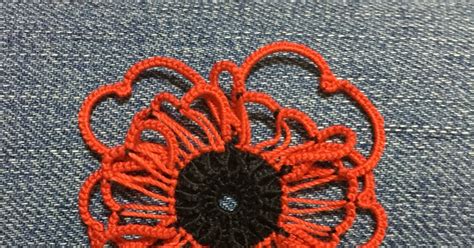 Tatting All Over the Place: A Poppy for ANZAC Day