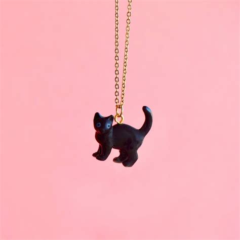 Black Cat Necklace | Camp Hollow Animal Jewelry